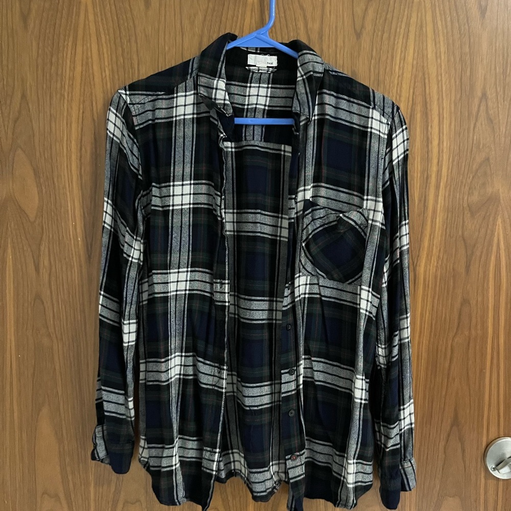 Plaid shirt - garage - great condition
